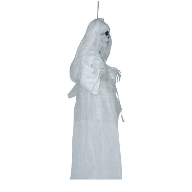 Halloween Doll Skeleton Bride With Light And Sound 90cm