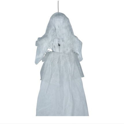 Halloween Doll Skeleton Bride With Light And Sound 90cm