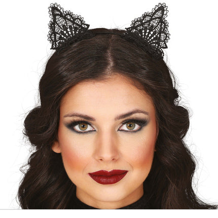 Bandeau d'Halloween Chat noir