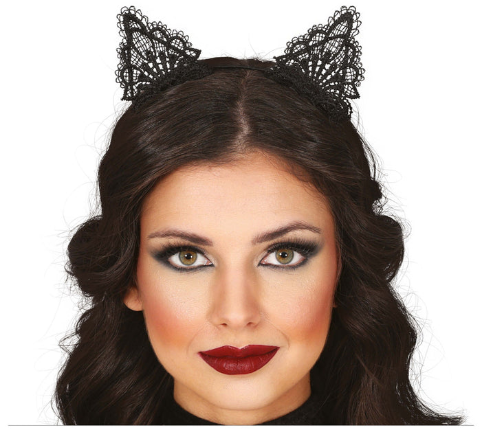 Bandeau d'Halloween Chat noir