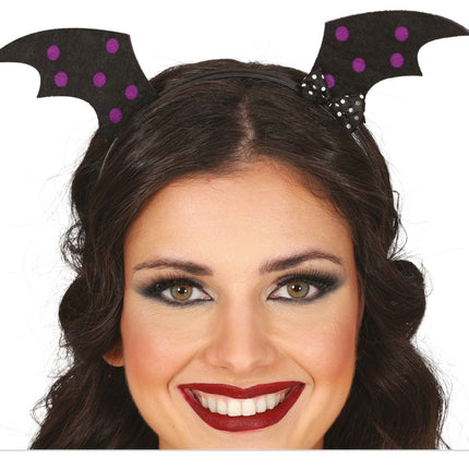 Bandeau d'Halloween Ailes de chauve-souris