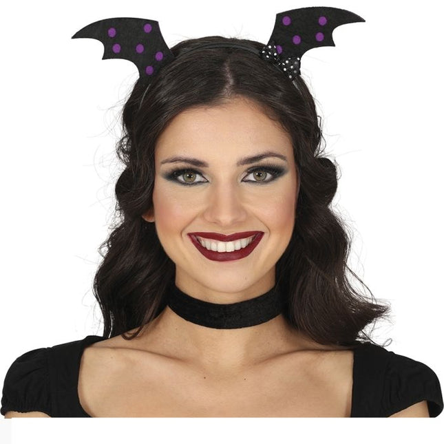 Bandeau d'Halloween Ailes de chauve-souris