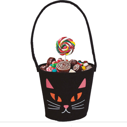 Bol à bonbons Halloween Cat 13cm