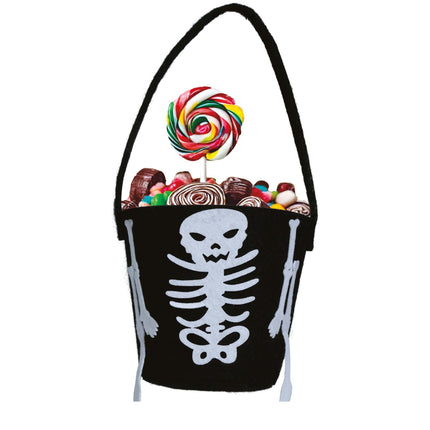 Bol à bonbons Halloween Squelette 12cm