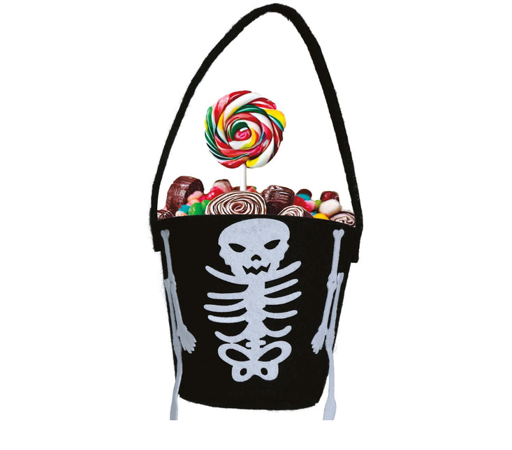 Bol à bonbons Halloween Squelette 12cm