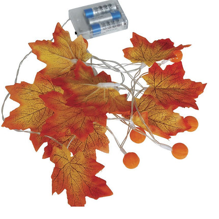 Guirlande Halloween Leds Pumpkin Leaves