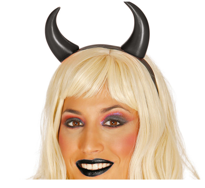 Bandeau d'Halloween Diable noir