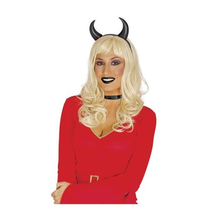 Bandeau d'Halloween Diable noir