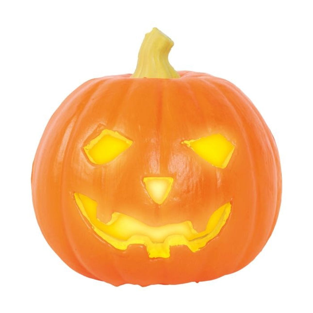 Halloween Pumpkin Light Orange 16cm