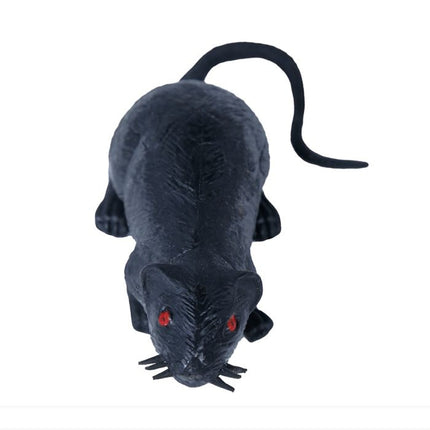 Rat d'Halloween Noir 15cm