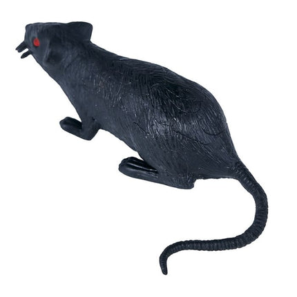 Rat d'Halloween Noir 15cm