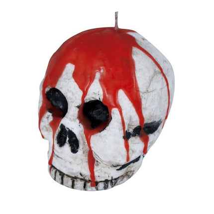 Bougie d'Halloween Bloody Skull 10cm