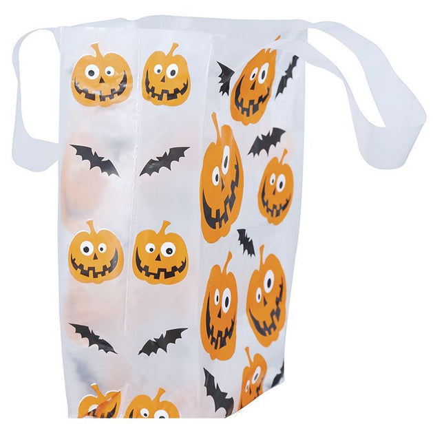 Sacs d'Halloween Citrouille 14x30cm 6pcs