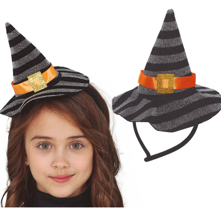 Tiare d'Halloween Chapeau de sorcière Enfant