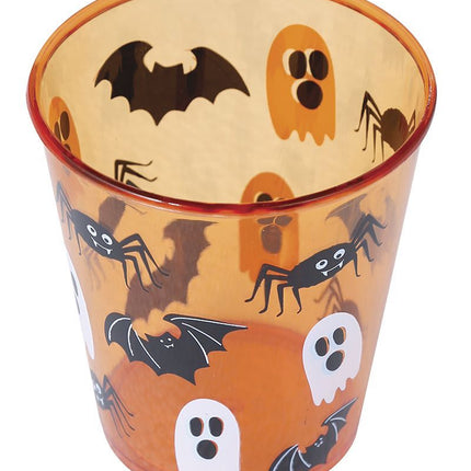 Verre Halloween Orange 10cm