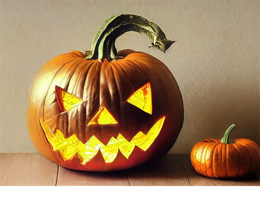 Outils d'Halloween pour les citrouilles