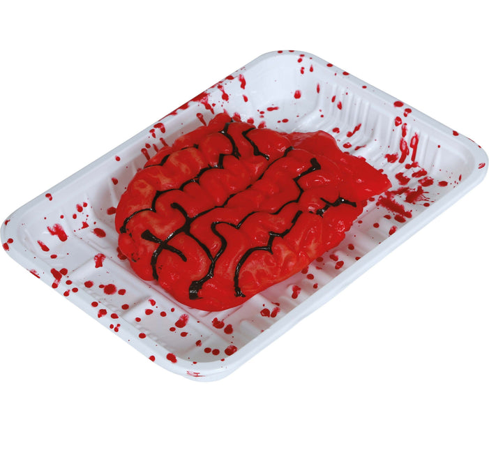 Plateau d'Halloween Cerveau 18cm