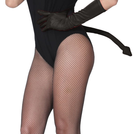 Costume d'Halloween Ensemble Noir Dames Diable