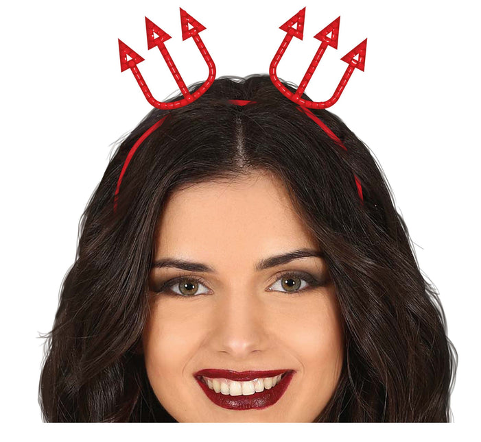 Bandeau d'Halloween Trident rouge