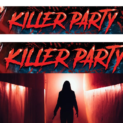 Bannière d'Halloween Killer Party