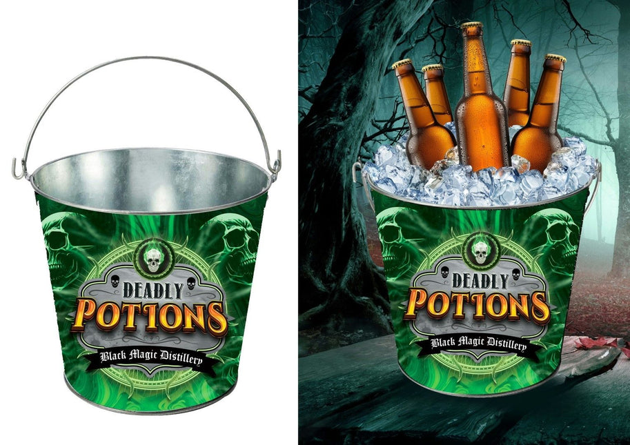 Seau d'Halloween Potions mortelles 23cm