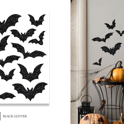 Autocollant de fenêtre Halloween Chauve-souris 40cm