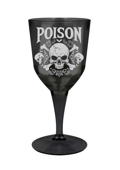 Verre à vin Halloween Poison 19cm