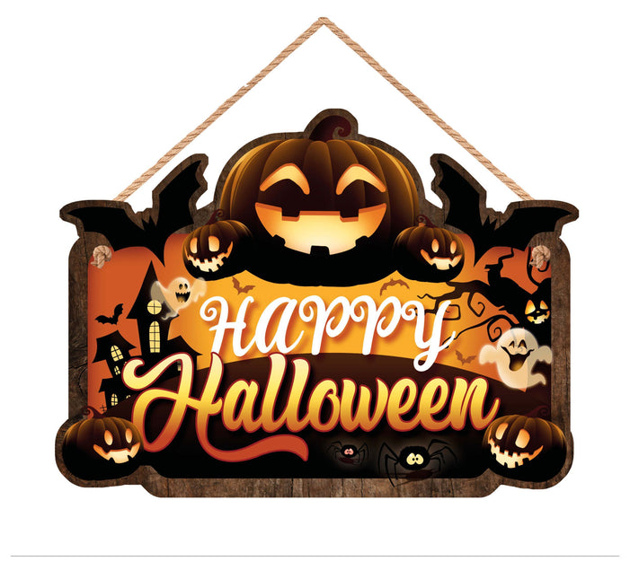 Panneau suspendu Happy Halloween 35cm