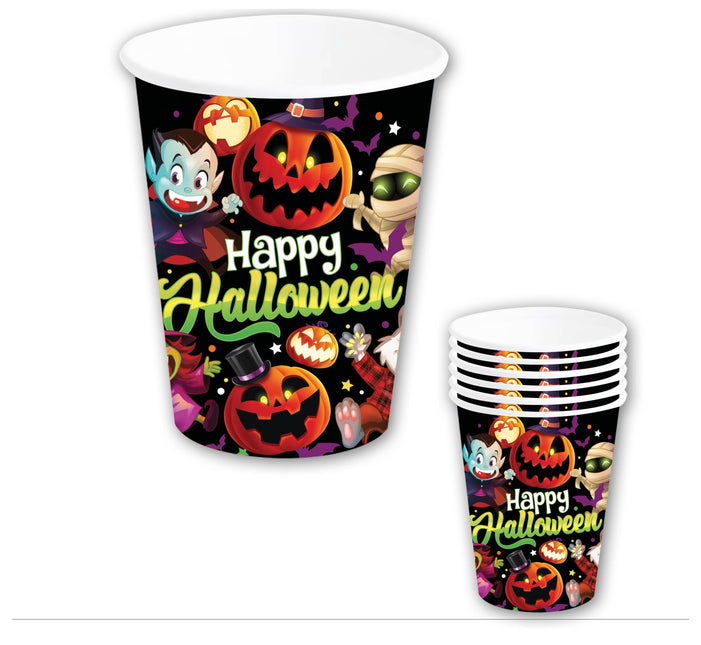 Gobelets d'Halloween 240ml 6pcs