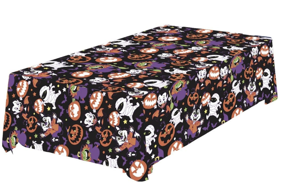 Nappe d'Halloween Monstres 2.74m