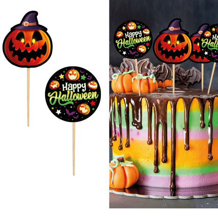 Décor de gâteau d'Halloween 6cm 12pcs