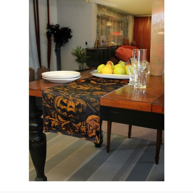 Chemin de table Halloween Pumpkin 2.74m