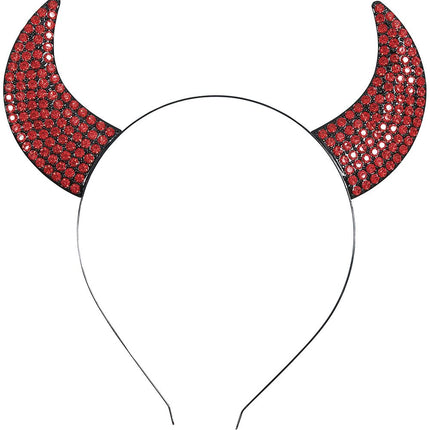 Bandeau d'Halloween Diable Rouge