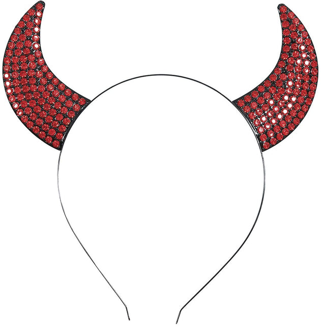 Bandeau d'Halloween Diable Rouge