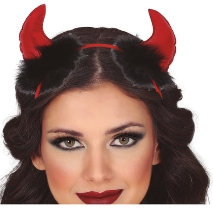 Bandeau d'Halloween Cornes du diable