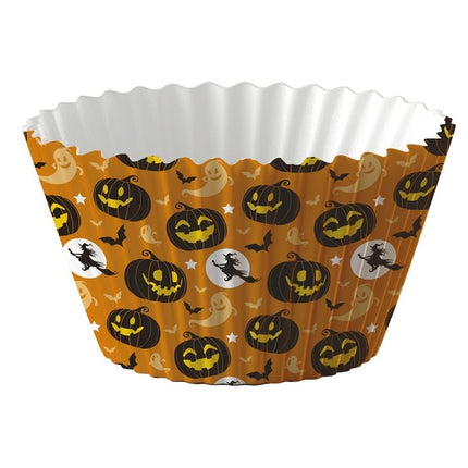 Halloween Moules à cupcake Papier orange 5cm 50pcs