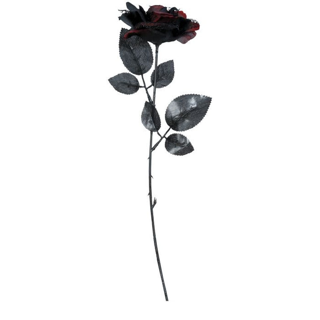 Halloween Fake Flower Rose 40cm