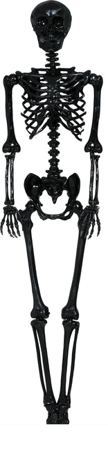 Décoration suspendue d'Halloween Squelette noir 90cm