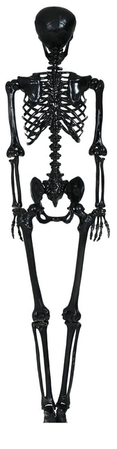 Décoration suspendue d'Halloween Squelette noir 90cm