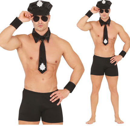 Set de strip-tease pour la police, adulte