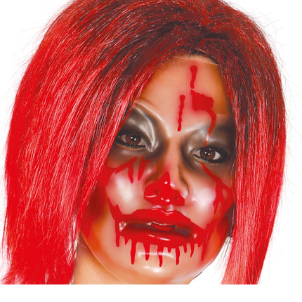 Masque d'Halloween Transparent Femme