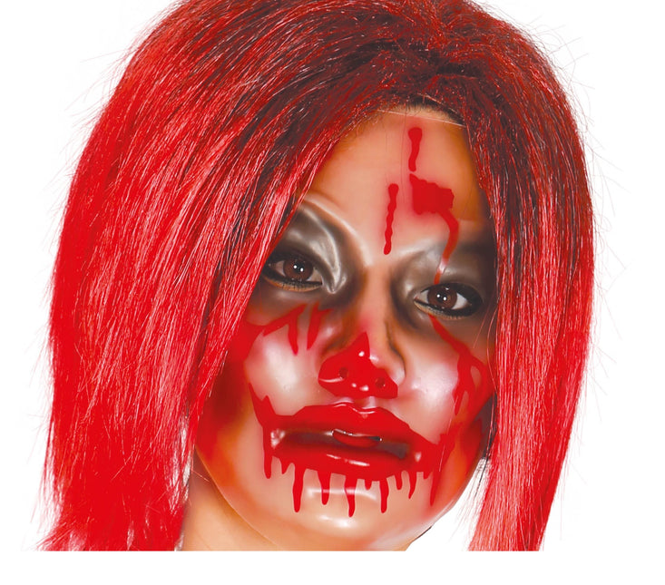 Masque d'Halloween Transparent Femme