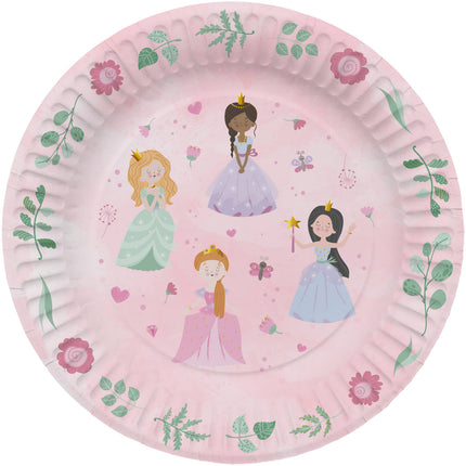 Assiettes - Pretty Princess - 23 cm - 8 pièces