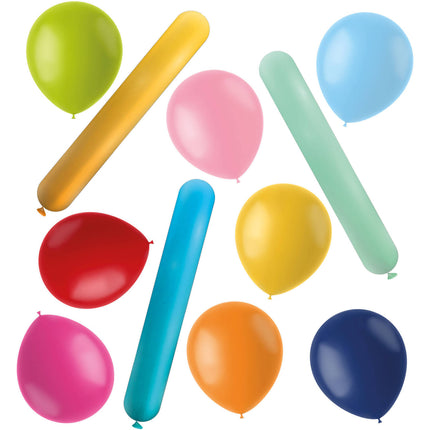 Ballons de baudruche colorés 100pcs