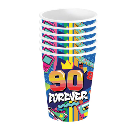 90s Tasses 240ml 6pcs