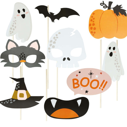 Accessoires pour le photobooth d'Halloween 15cm 10pcs