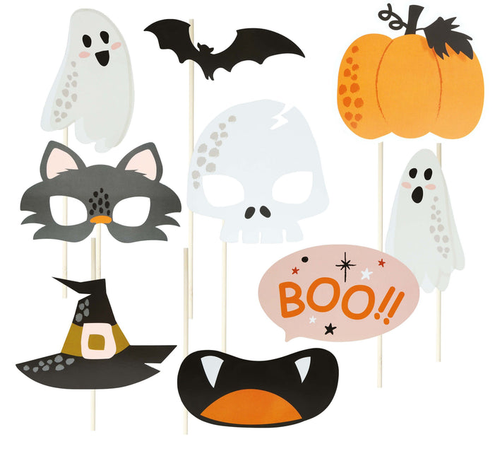 Accessoires pour le photobooth d'Halloween 15cm 10pcs