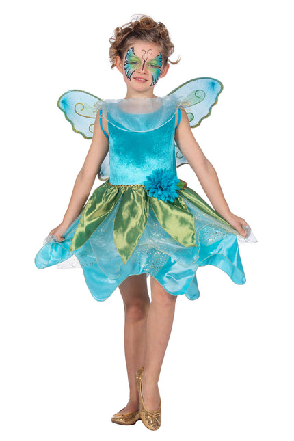 Robe papillon avec ailes aqua