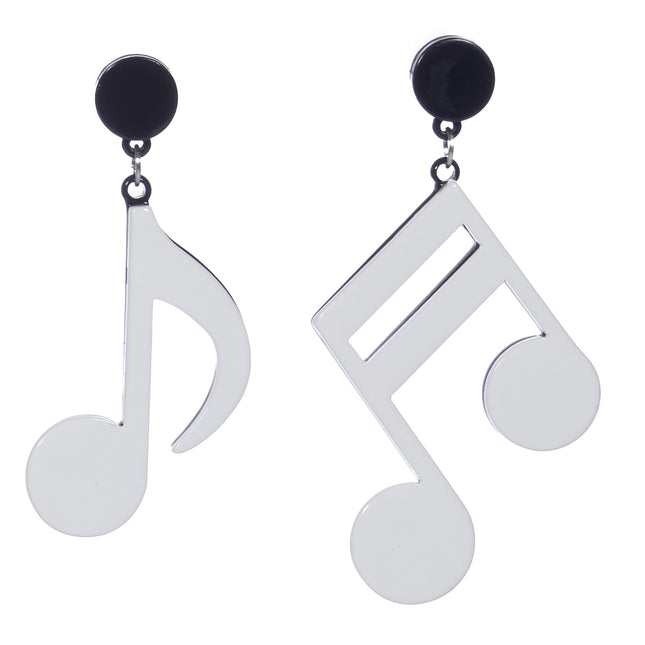 Boucles d'oreilles note de musique