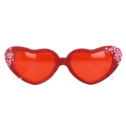 Lunettes rouges Amour